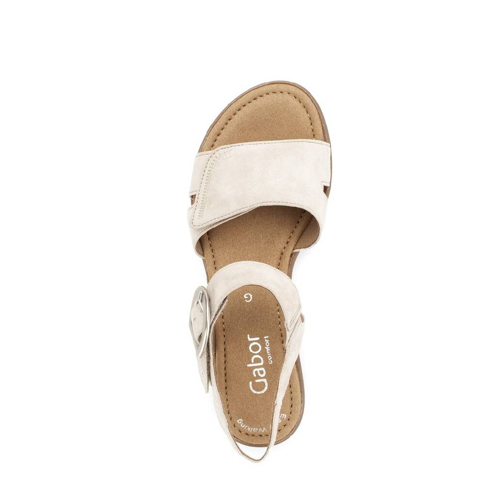 Pius Gabor Riemchensandale beige Zeitbegrenzte Promotion