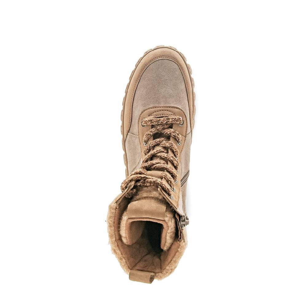 Pius Gabor Schnürstiefelette beige zollfrei