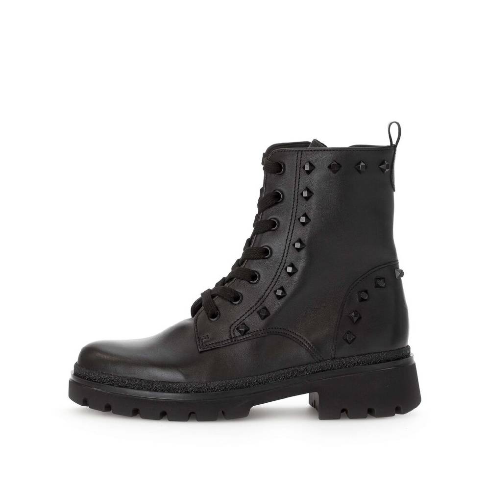 Pius Gabor Schnürstiefelette schwarz im Angebot
