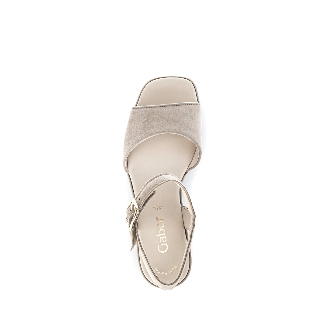 Pius Gabor Plateau Sandale beige Rabatt