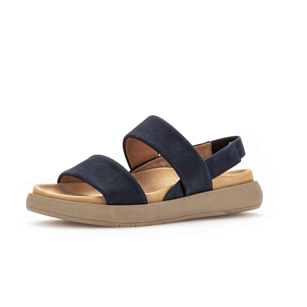 Pius Gabor Plateau Sandale blau Günstig kaufen