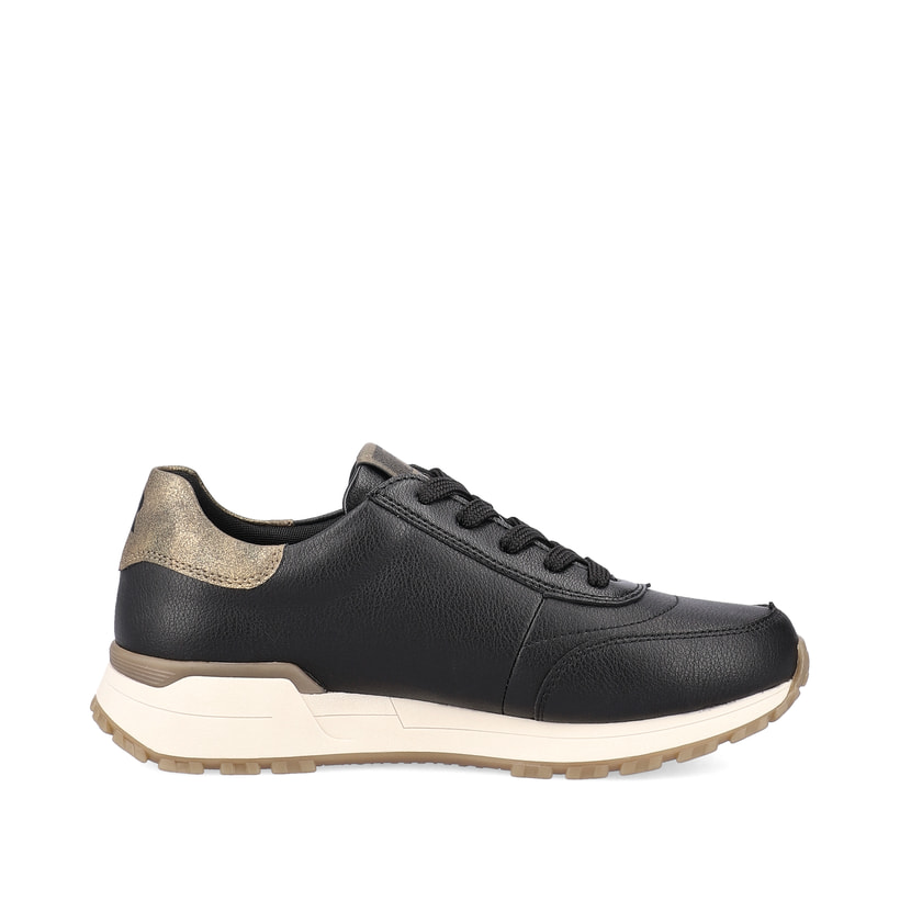Rieker Artikelnummer W0604-00 Rieker Damen Sneaker Low urbanschwarz-bronze Nur für heute