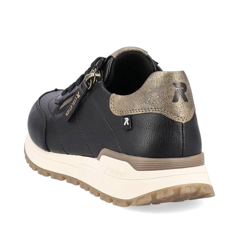 Rieker Artikelnummer W0604-00 Rieker Damen Sneaker Low urbanschwarz-bronze Nur für heute