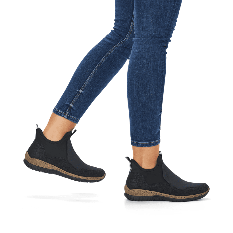 Rieker Artikelnummer N3275-00 Rieker Damen Chelsea Boots tiefschwarz Vierteljährliche Förderung