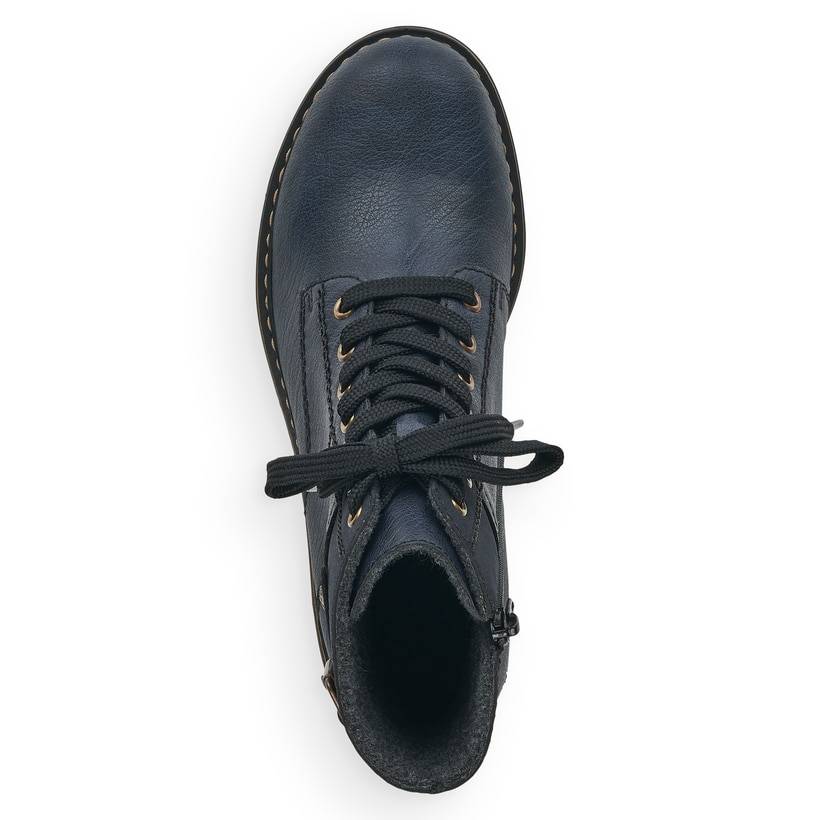 Rieker Artikelnummer 71242-15 Rieker Damen Schnürstiefel ozeanblau Super Rabatt