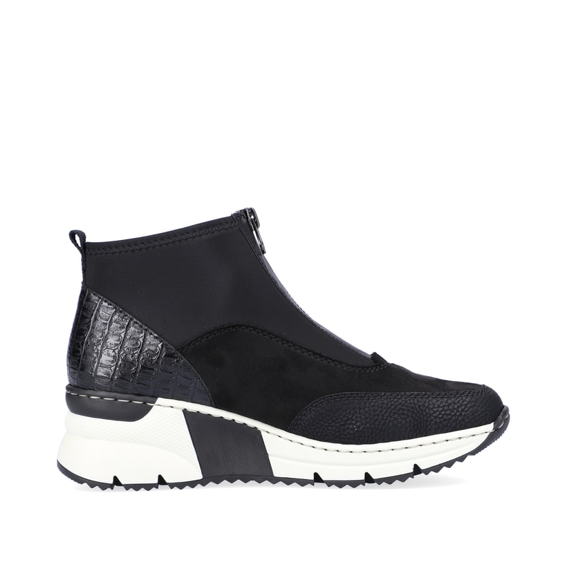 Rieker Artikelnummer N6352-00 Rieker Damen Sneaker High tiefschwarz 50% Rabatt mit kostenlosem Versand