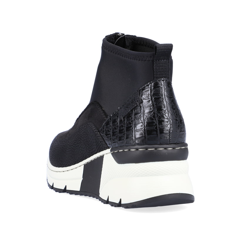 Rieker Artikelnummer N6352-00 Rieker Damen Sneaker High tiefschwarz 50% Rabatt mit kostenlosem Versand