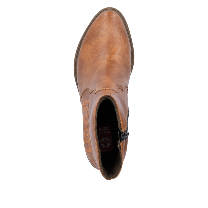 Rieker Artikelnummer Y1250-24 Rieker Damen Stiefeletten nougatbraun Clearance-Verkauf
