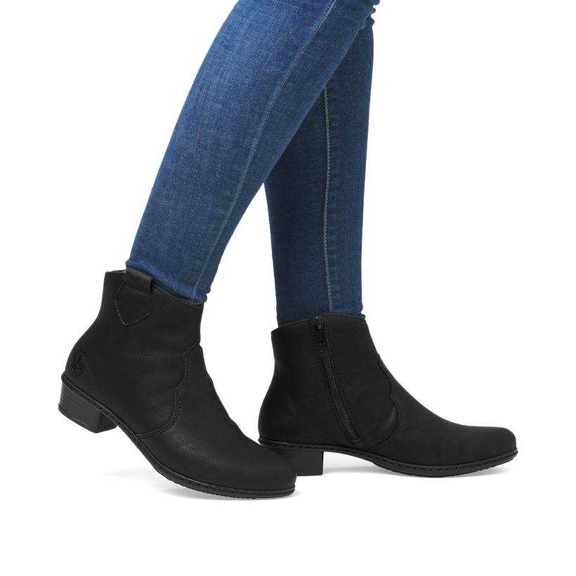 Rieker Artikelnummer Y0762-00 Rieker Damen Stiefeletten nachtschwarz zollfrei
