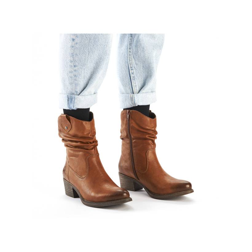 Rieker Artikelnummer 73170-24 Rieker Damen Stiefeletten karamellbraun 50% Rabatt für begrenzte Zeit