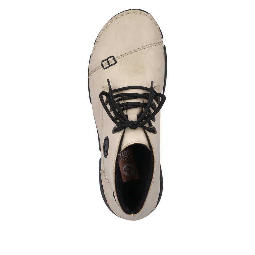 Rieker Artikelnummer 45902-60 Rieker Damen Schnürschuhe cremebeige Rabatte dieses Monats
