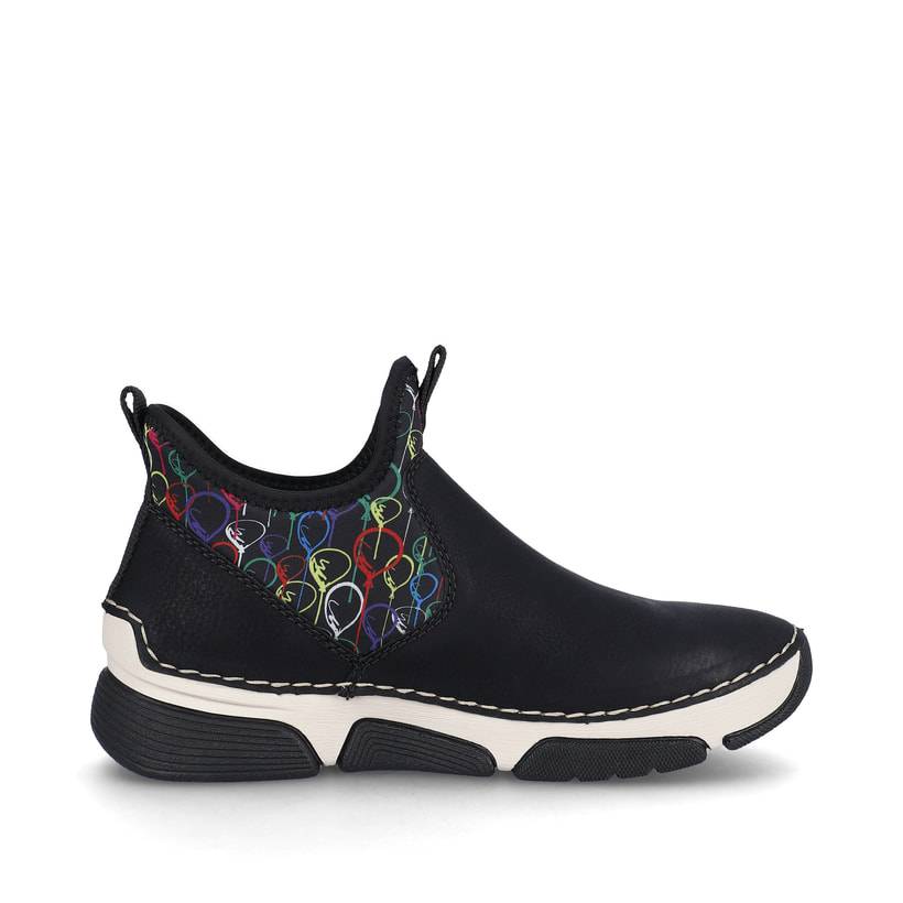 Rieker Artikelnummer 45957-00 Rieker Damen Slipper urbanschwarz-bunt 2025