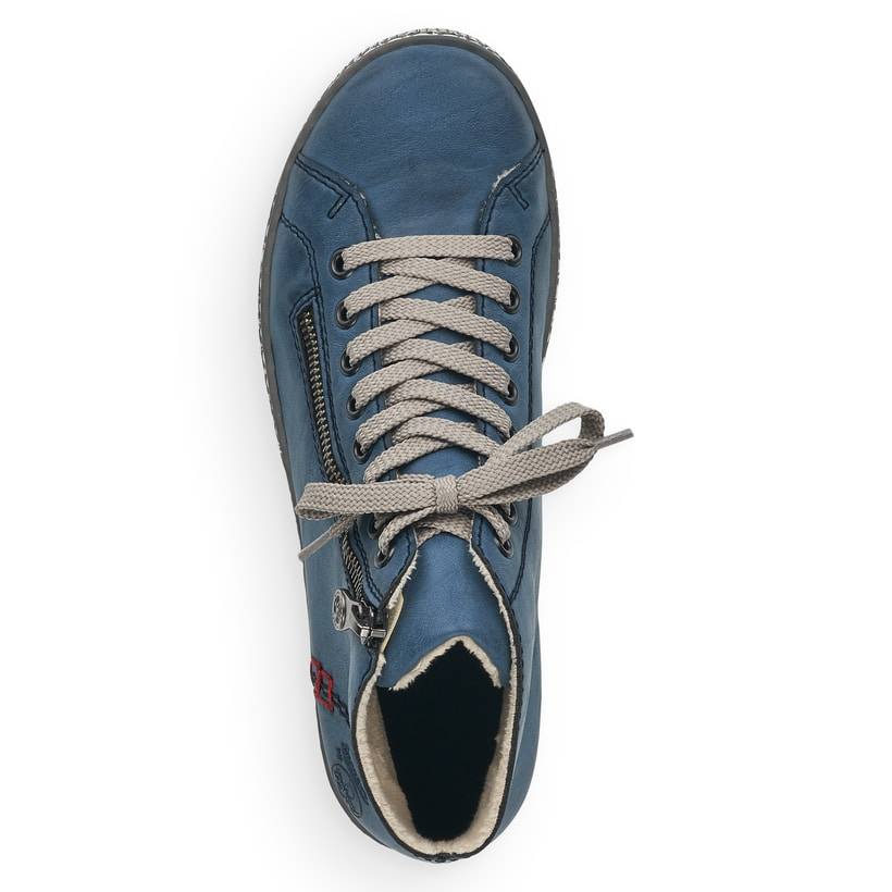 Rieker Artikelnummer Z1221-14 Rieker Damen Schnürschuhe azurblau Online