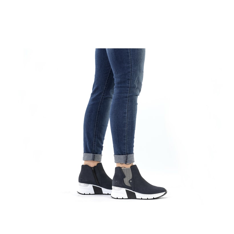 Rieker Artikelnummer X6361-14 Rieker Damen Chelsea Boots dunkelblau Angebote