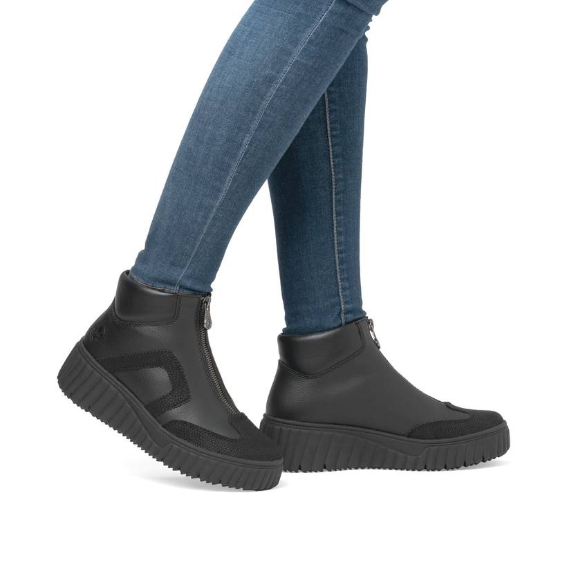 Rieker Artikelnummer N2551-00 Rieker Damen Kurzstiefel nachtschwarz im Angebot