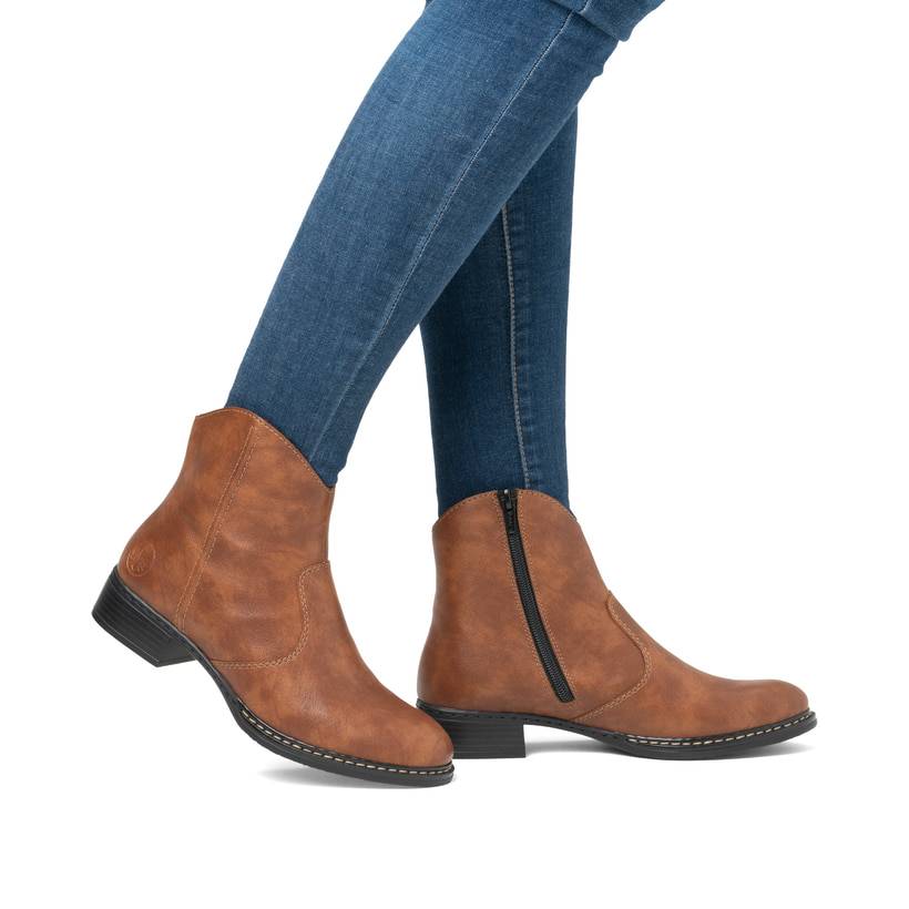 Rieker Artikelnummer 73467-24 Rieker Damen Kurzstiefel noisette Schlussverkauf