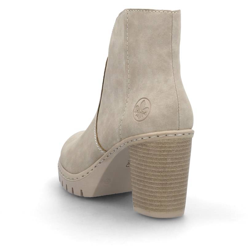 Rieker Artikelnummer Y2553-60 Rieker Damen Stiefeletten hellbeige Günstiger Verkauf