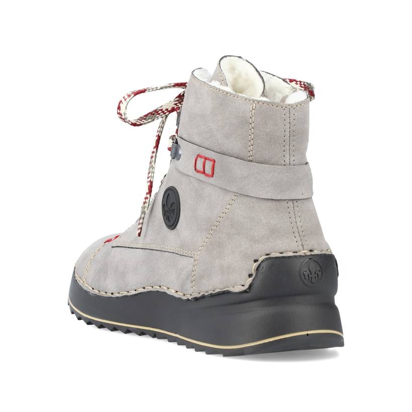 Rieker Artikelnummer 51544-64 Rieker Damen Schnürstiefel mondgrau Blitzverkäufe