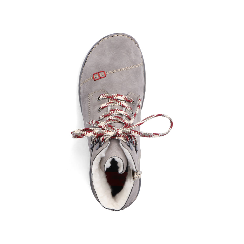 Rieker Artikelnummer 51544-64 Rieker Damen Schnürstiefel mondgrau Blitzverkäufe
