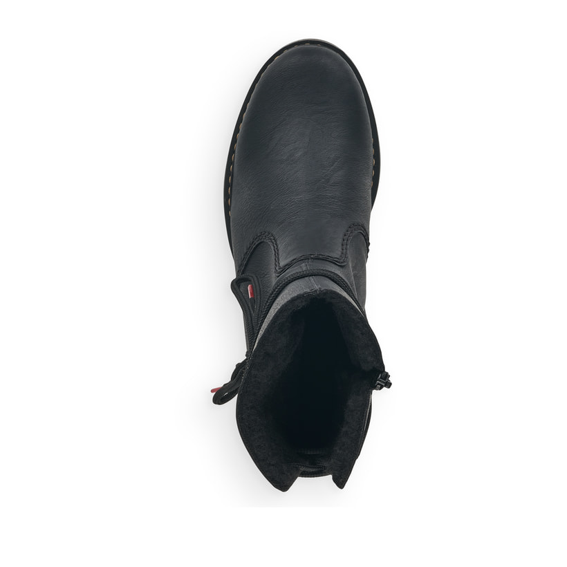Rieker Artikelnummer Z68M1-01 Rieker Damen Kurzstiefel mattschwarz Kostenloser Versand