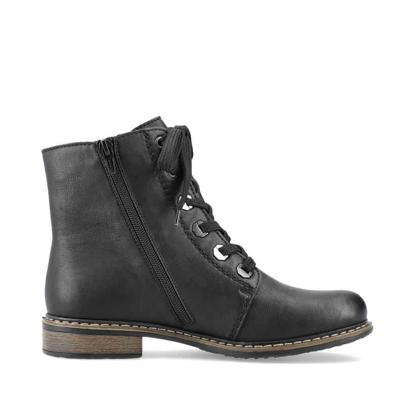 Rieker Artikelnummer 71208-00 Rieker Damen Biker Boots tiefschwarz Fabrik Onlineshop