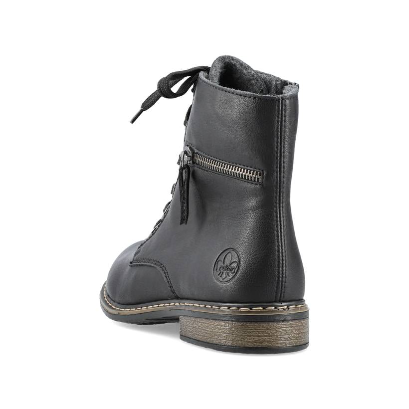 Rieker Artikelnummer 71208-00 Rieker Damen Biker Boots tiefschwarz Fabrik Onlineshop