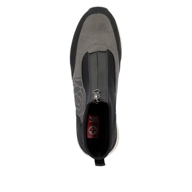 Rieker Artikelnummer 58956-00 Rieker Damen Slipper carbonschwarz Fabrikpreis