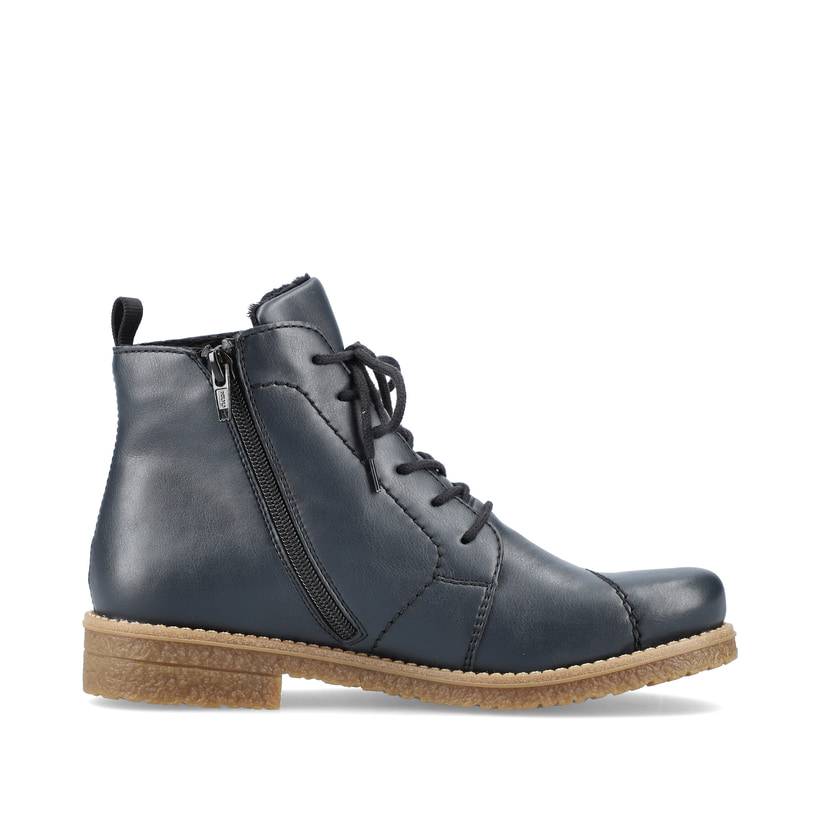 Rieker Artikelnummer 73500-14 Rieker Damen Schnürstiefel marineblau Sonderangebot