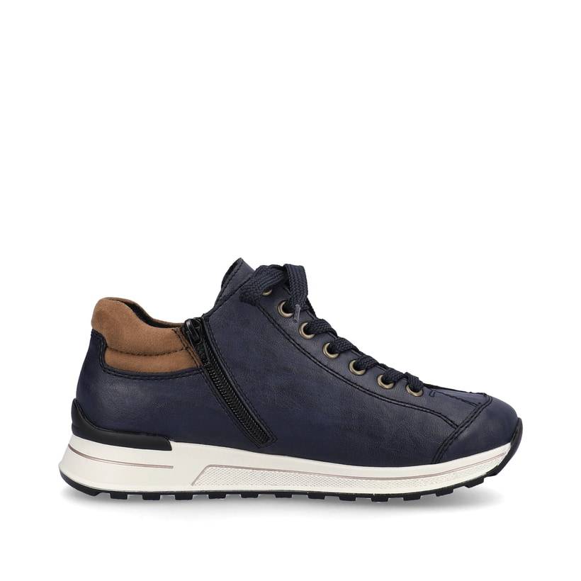 Rieker Artikelnummer N1400-14 Rieker Damen Sneaker Low pazifikblau-braun Rabatt