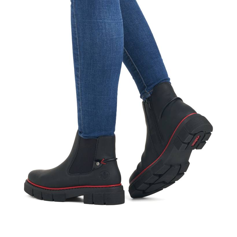 Rieker Artikelnummer M3859-00 Rieker Damen Chelsea Boots tiefschwarz Günstig kaufen