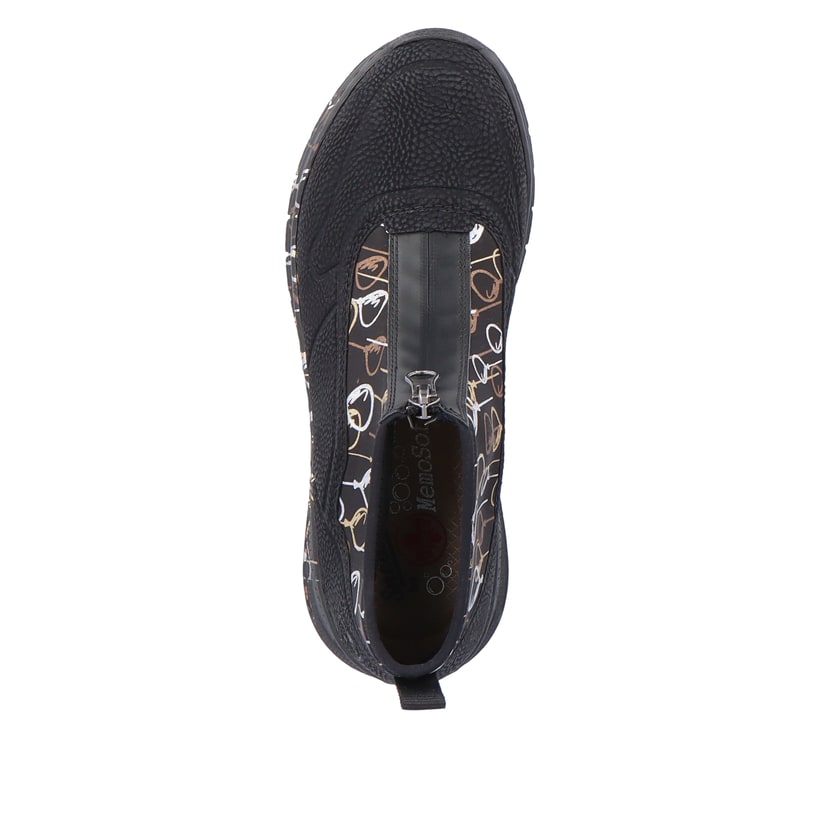 Rieker Artikelnummer M4953-00 Rieker Damen Sneaker High urbanschwarz Großer Ausverkauf