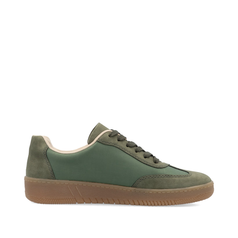 Rieker Artikelnummer M5512-54 Rieker Damen Sneaker Low kaktusgrün Flash Sale