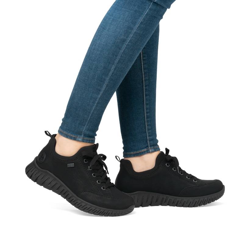 Rieker Artikelnummer M5352-00 Rieker Damen Slipper graphitschwarz Begrenztes Angebot