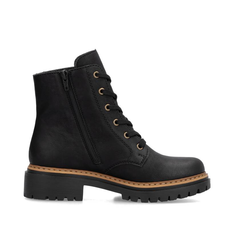 Rieker Artikelnummer 72617-00 Rieker Damen Biker Boots nachtschwarz Black Friday