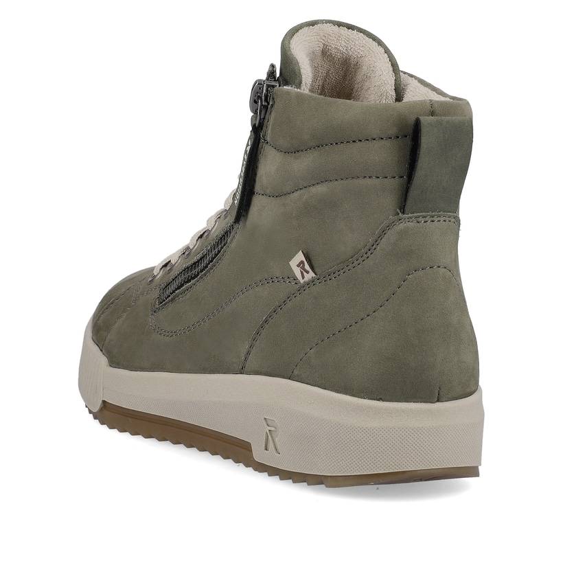 Rieker Artikelnummer W0164-54 Rieker Damen Sneaker High schilfgrün Cyber Monday