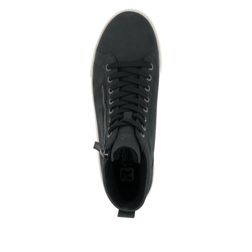 Rieker Artikelnummer W0164-14 Rieker Damen Sneaker High graublau Osterangebot