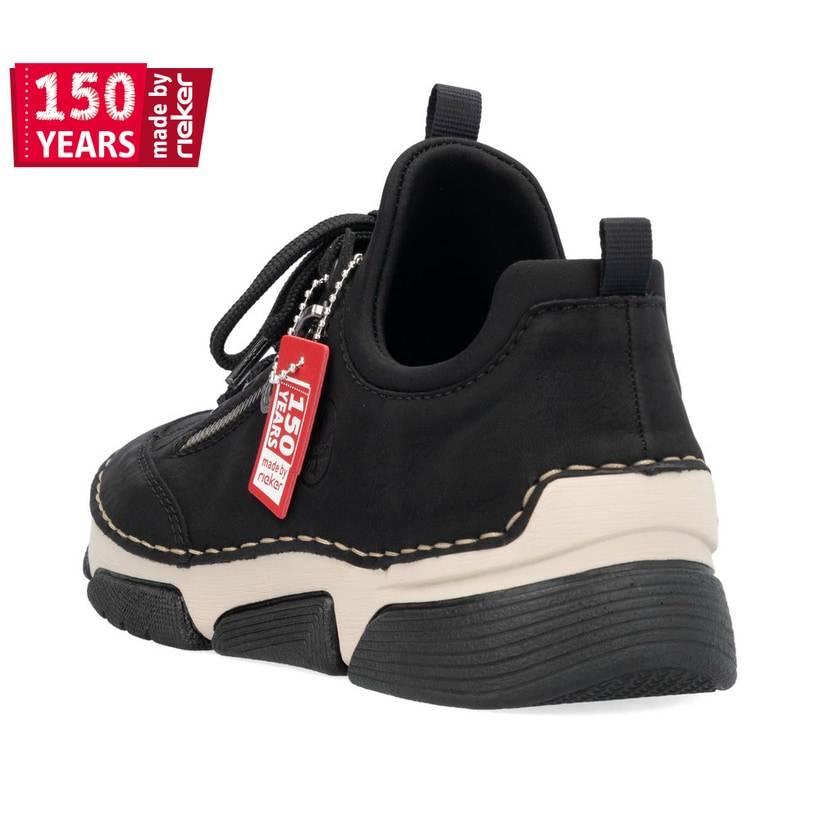 Rieker Artikelnummer 45973-00 Rieker Damen Slipper nachtschwarz Vatertagsangebot
