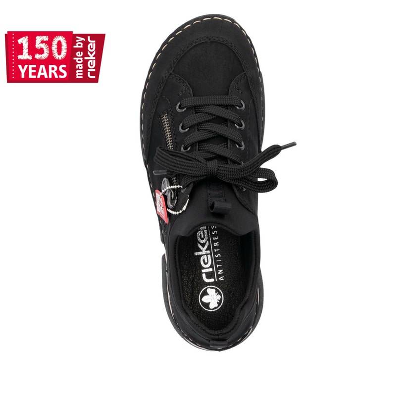 Rieker Artikelnummer 45973-00 Rieker Damen Slipper nachtschwarz Vatertagsangebot