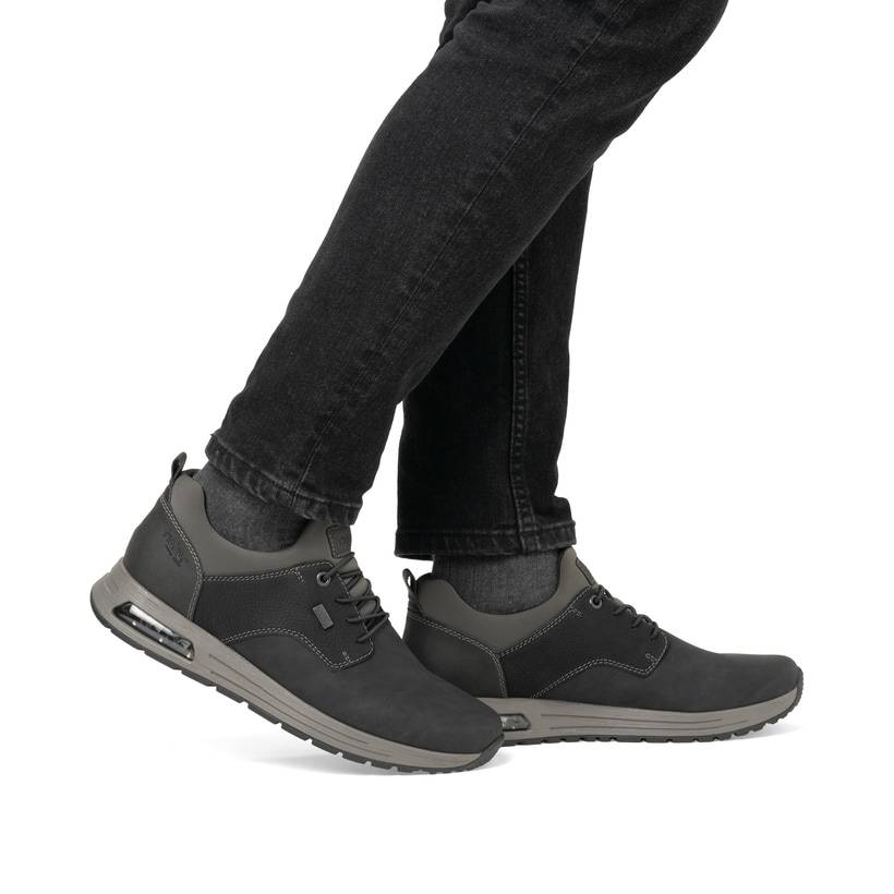 Rieker Artikelnummer B1052-00 Rieker Herren Slipper graphitschwarz Jubiläumsangebot