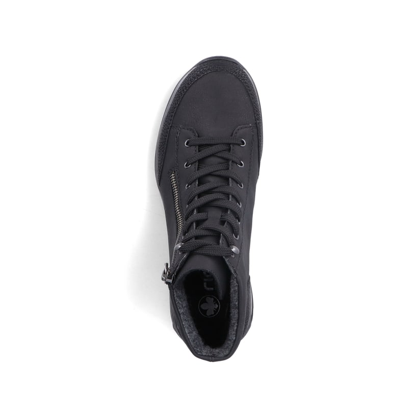Rieker Artikelnummer M5610-00 Rieker Damen Schnürstiefel graphitschwarz Heißer Verkauf