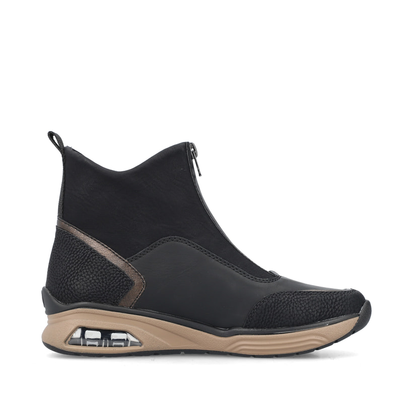 Rieker Artikelnummer M5656-00 Rieker Damen Stiefeletten stahlschwarz Neueste Mode