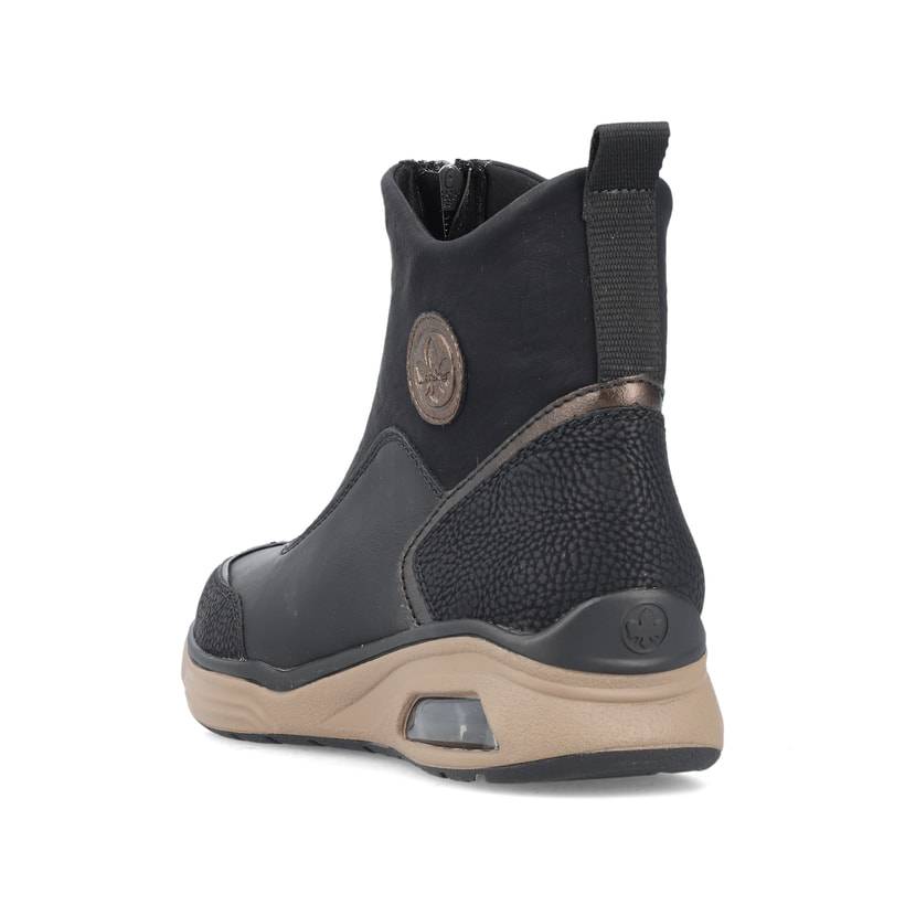 Rieker Artikelnummer M5656-00 Rieker Damen Stiefeletten stahlschwarz Neueste Mode