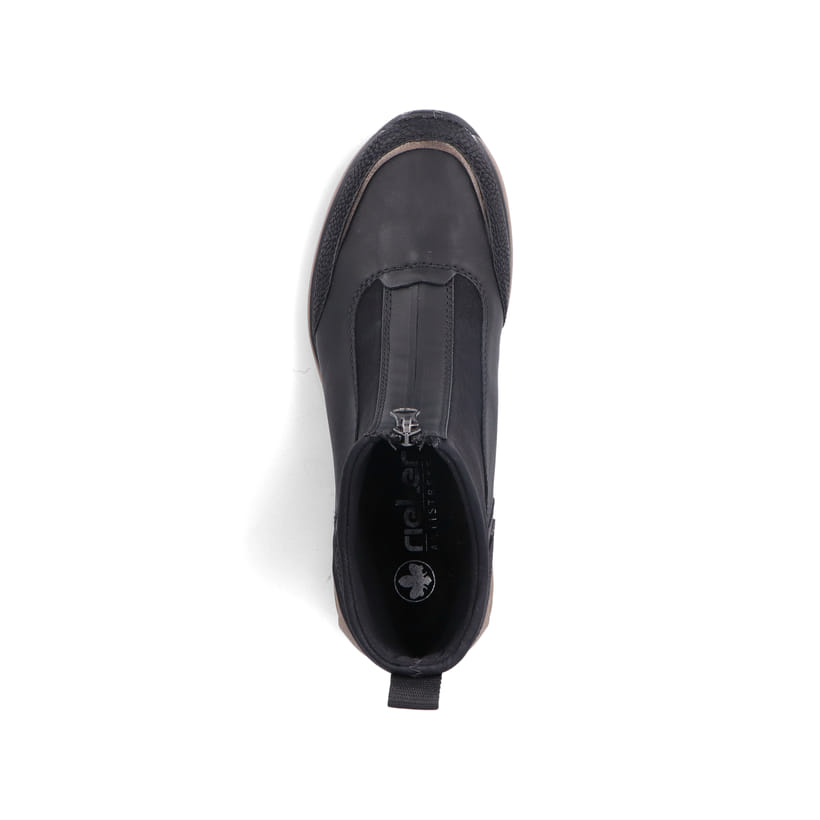 Rieker Artikelnummer M5656-00 Rieker Damen Stiefeletten stahlschwarz Neueste Mode