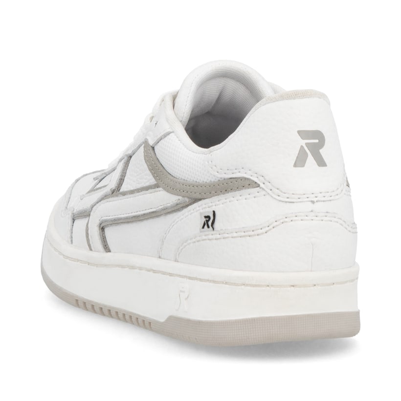 Rieker Artikelnummer W1900-80 Rieker Damen Sneaker Low frostweiß-grau Bestseller