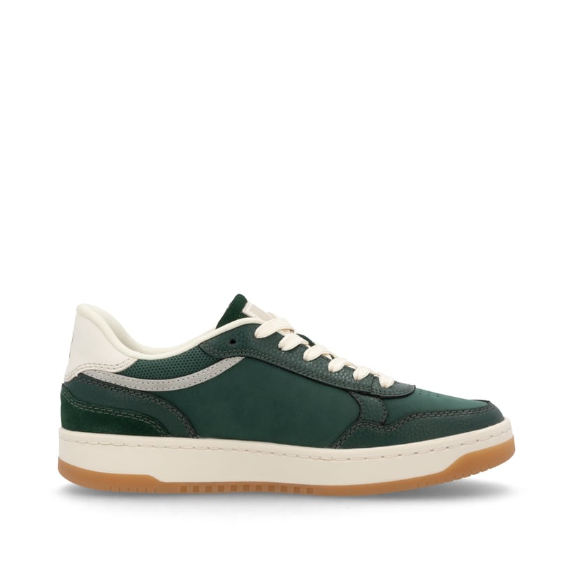 Rieker Artikelnummer W1900-54 Rieker Damen Sneaker Low waldgrün-weiß Saisonale Angebote