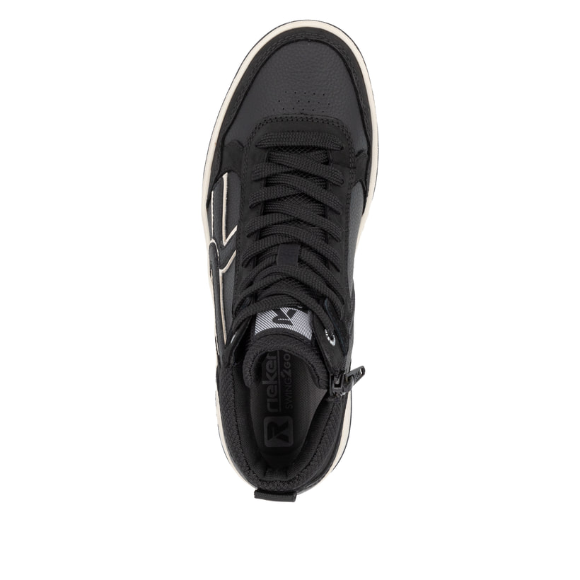 Rieker Artikelnummer W1970-00 Rieker Damen Sneaker High carbonschwarz Tägliche Deals