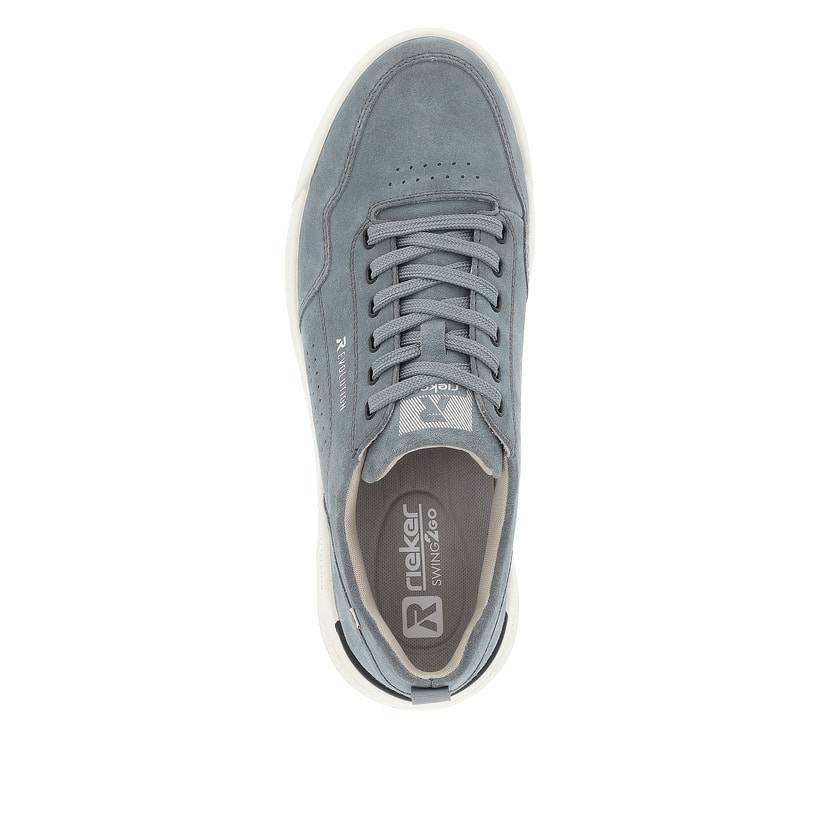 Rieker Artikelnummer U1101-14 Rieker Herren Sneaker Low steel blue Letzte 2 Tage