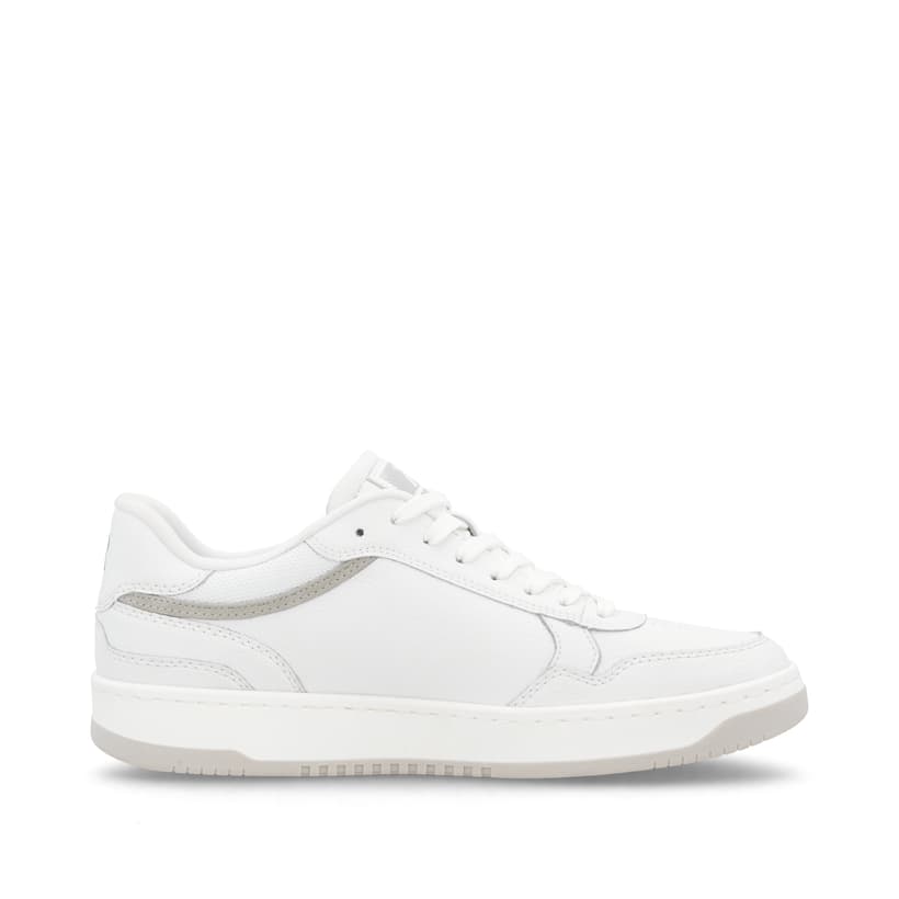 Rieker Artikelnummer U1900-80 Rieker Herren Sneaker Low frostweiß-grau Letzter Tag