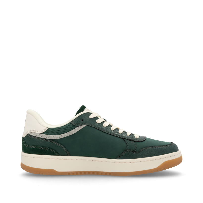 Rieker Artikelnummer U1900-54 Rieker Herren Sneaker Low waldgrün-weiß Bis zu 60% Rabatt