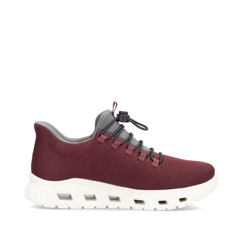 Rieker Artikelnummer M6066-30 Rieker Damen Slipper weinrot Riesige Rabatte